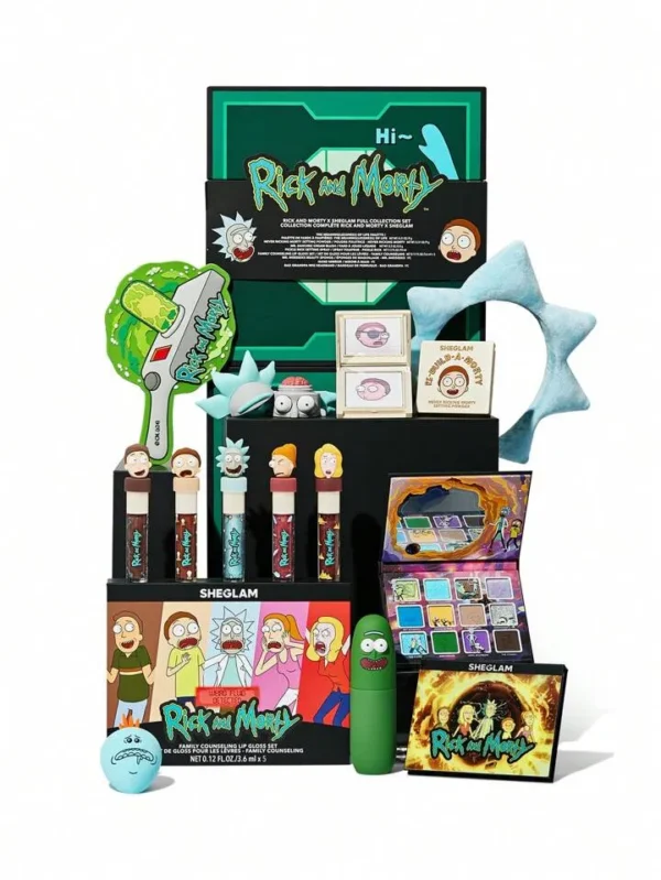 ست کامل ریک اند مورتی شیگلم RICK AND MORTY X SHEGLAM FULL COLLECTION SET