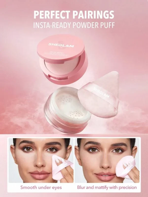 پاف ۳ عددی آرایشی SHEGLAM - INSTA READY POWDER PUFF - Image 2