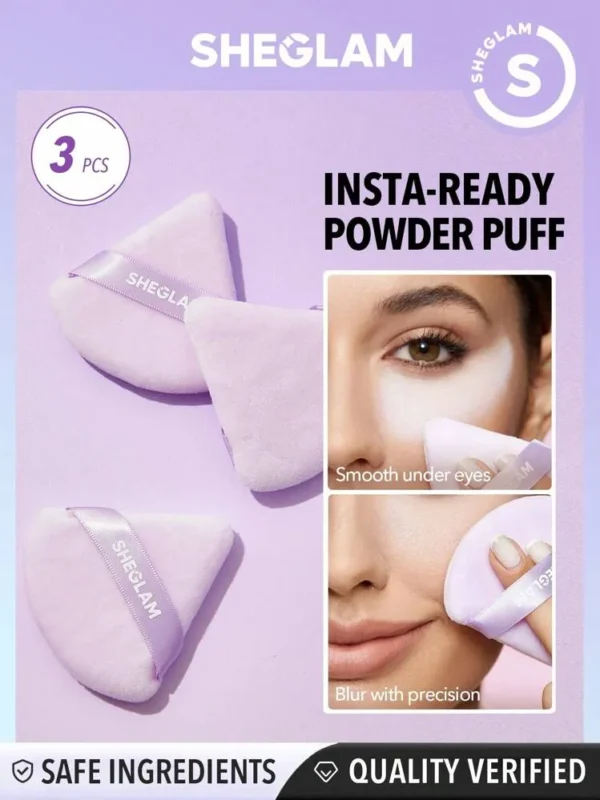 پاف ۳ عددی آرایشی SHEGLAM - INSTA READY POWDER PUFF - Image 2