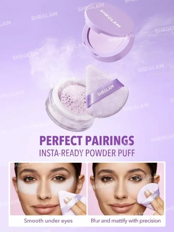 پاف ۳ عددی آرایشی SHEGLAM - INSTA READY POWDER PUFF - Image 3