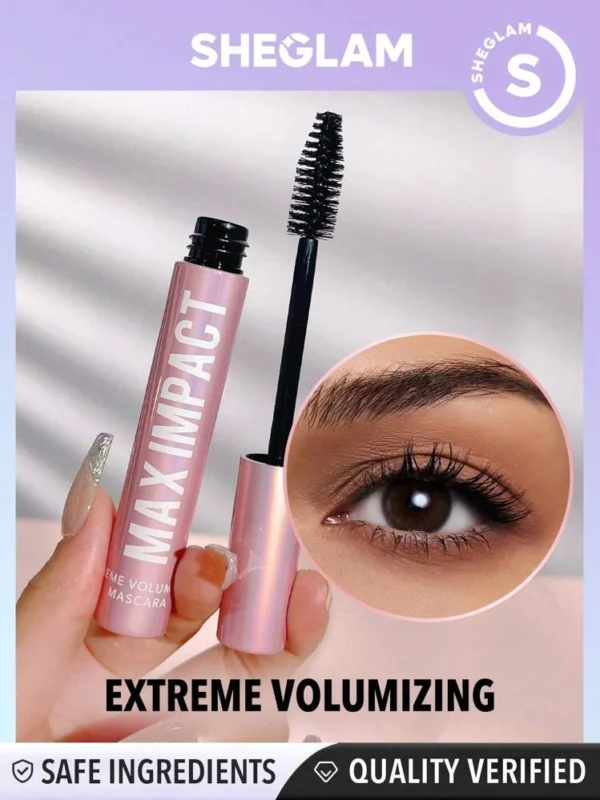 ریمل ضدآب شیگلم MAX IMPACT SHEGLAM Max Impact Extreme Volumizing Mascara’s - Image 2