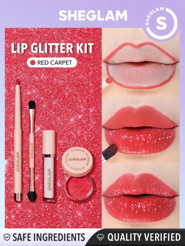 ست گلیتر لب شیگلم Sheglam Lip Dazzler Glitter Kit - Image 2