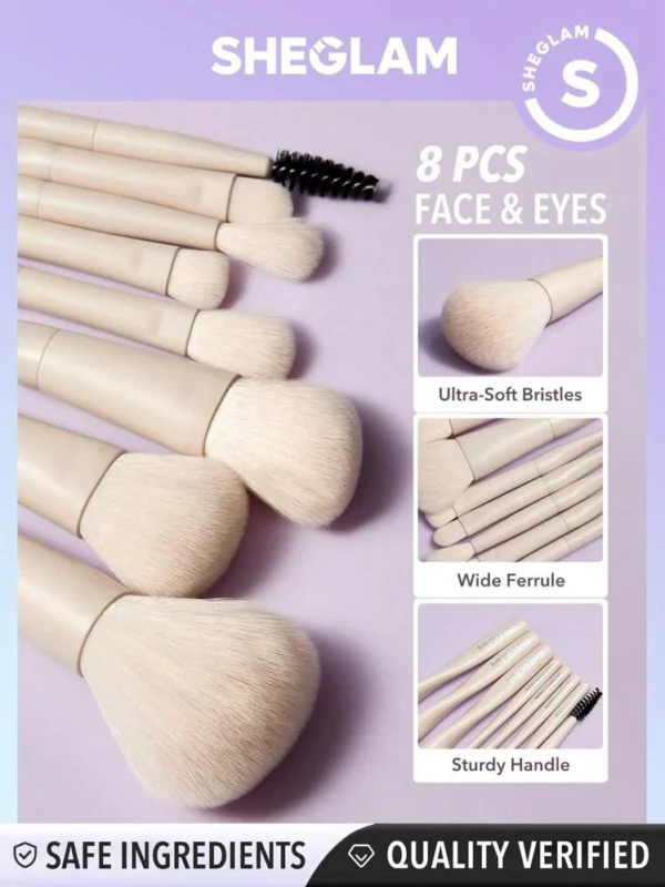 ست براش 8 تیکه مدل  Pro Core Brush kit - Image 2