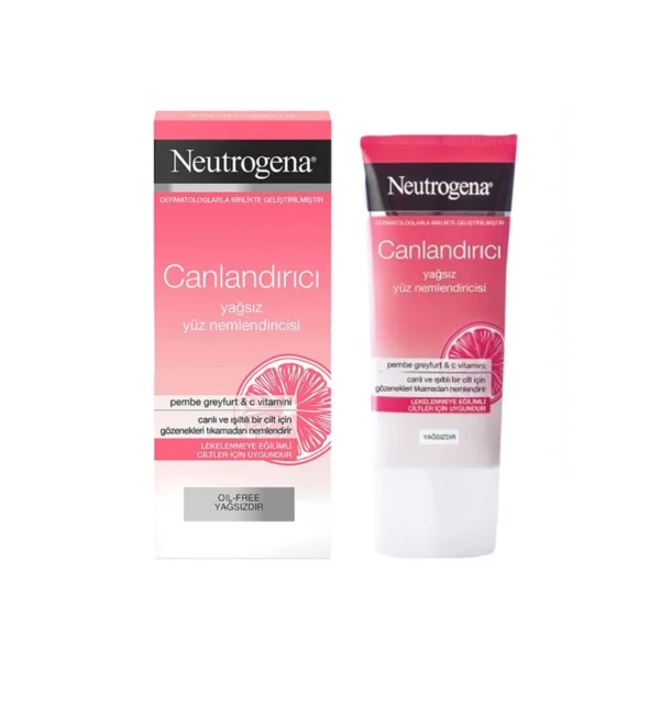 کرم مرطوب کننده گریپ فروت نوتروژینا فاقد چربی حجم 50 میل Neutrogena Refreshingly Clear Oil-Free Moisturiser